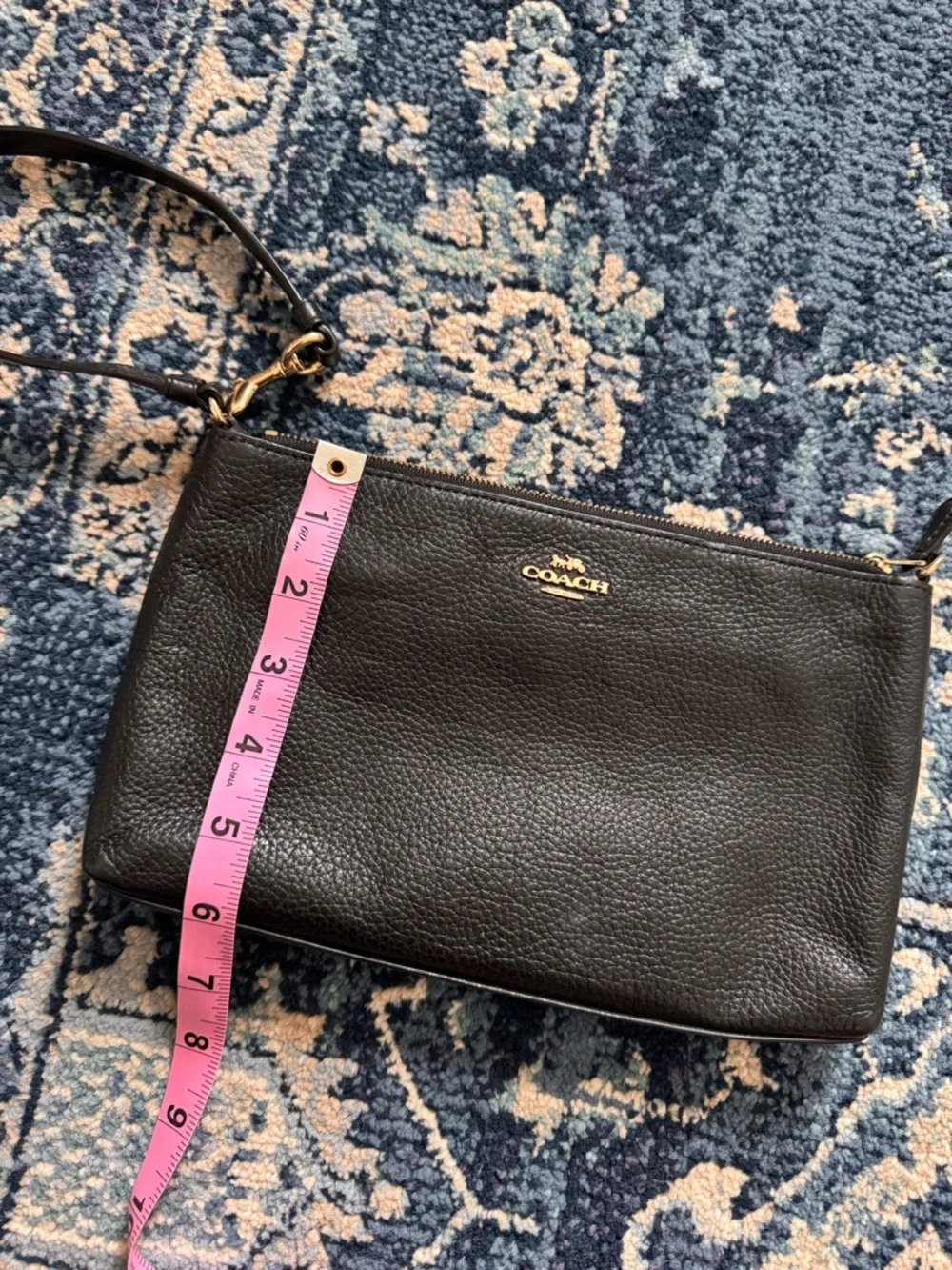 Coach Large Pebbled Wristlet - Picture 13 of 16